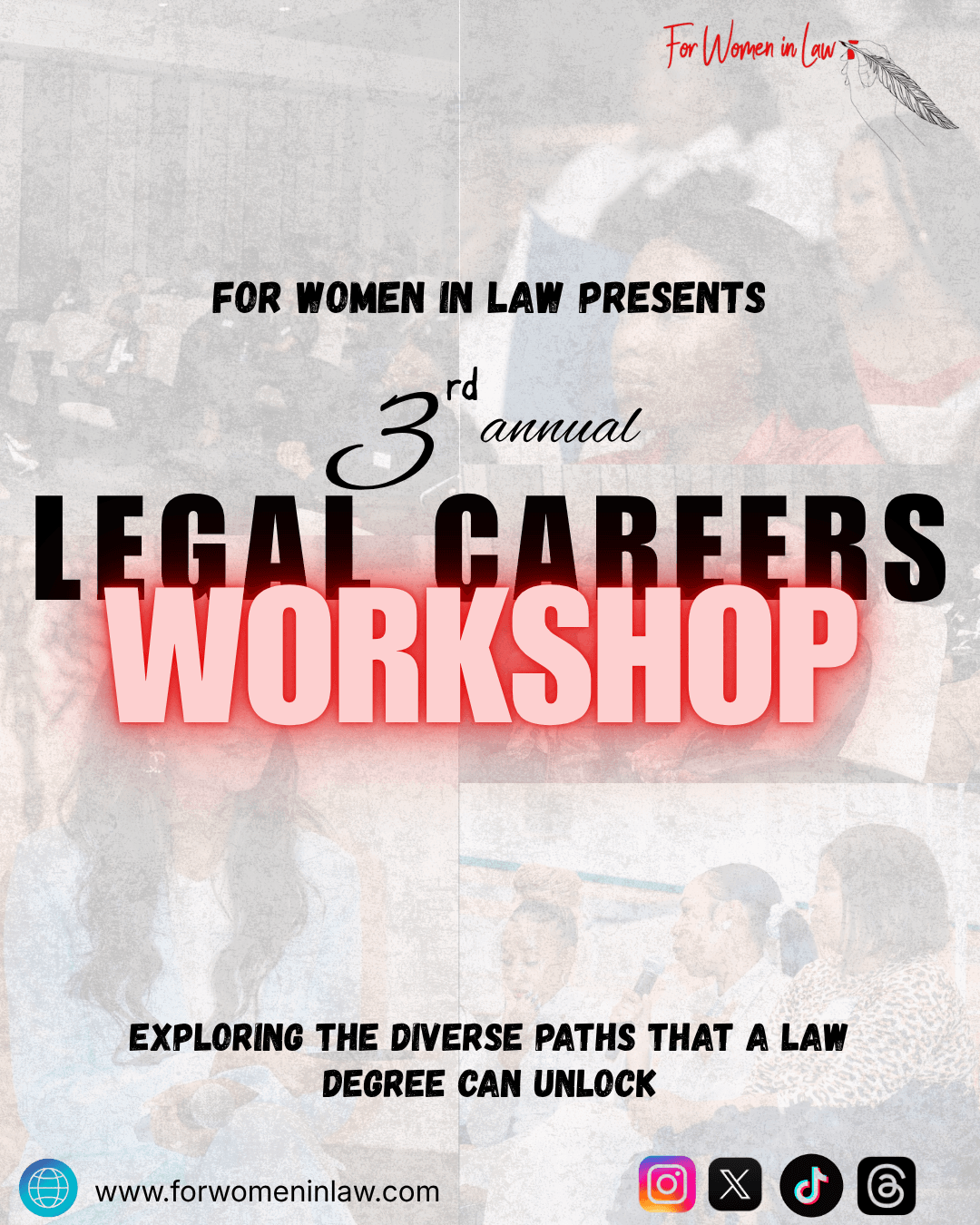 3rd ANNUAL LEGAL CAREERS WORKSHOP